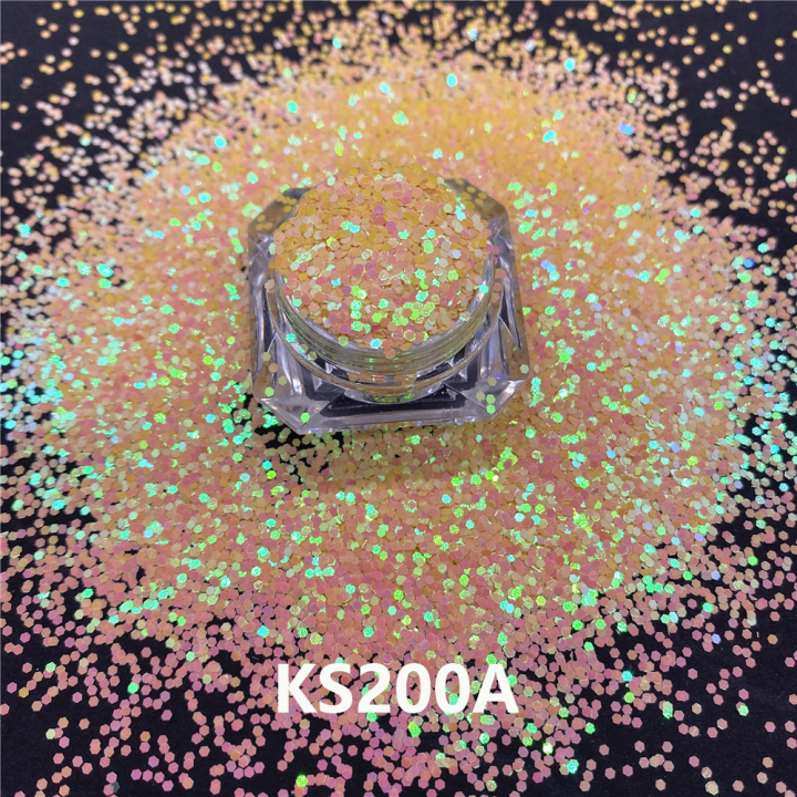 KS200A 1/24''   Hot Sale  golden light chameleon glitter