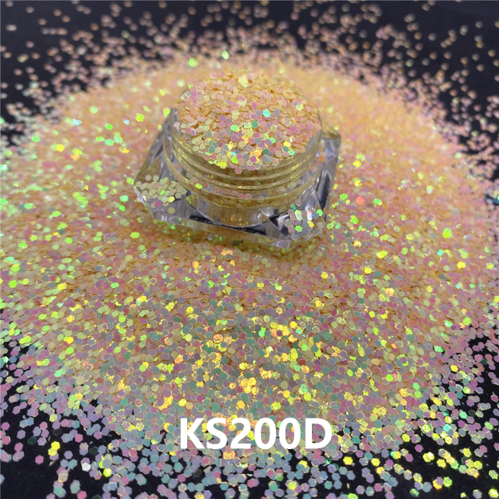 KS200D 1/24''  Hot Sale  golden light chameleon glitter