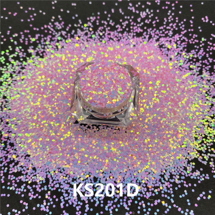KS201D 1/24'' Hot Sale  golden light chameleon glitter