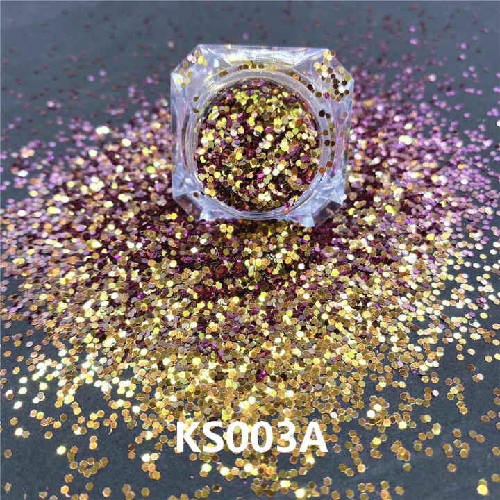 KS003A 1/24'' 2021 Hot Sale Symphony golden light chameleon glitter