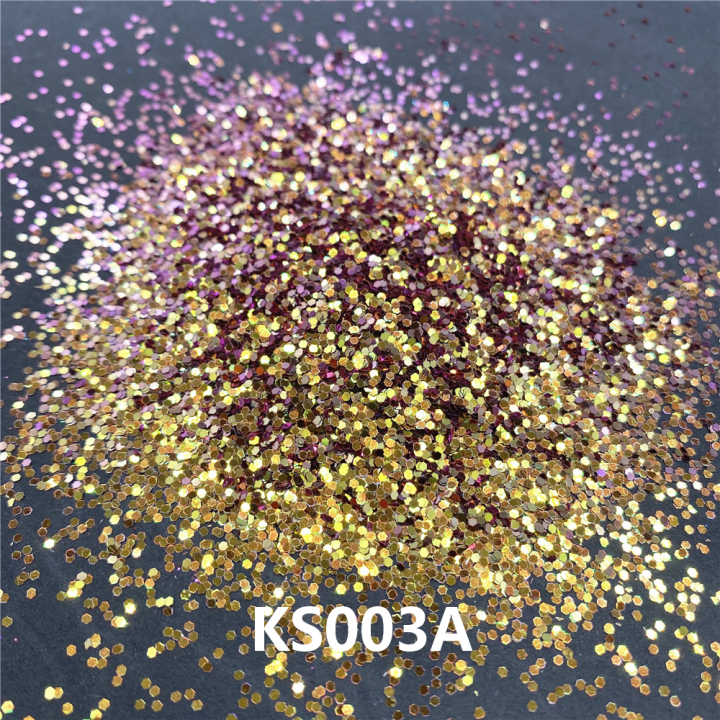KS003A 1/24'' 2021 Hot Sale Symphony golden light chameleon glitter