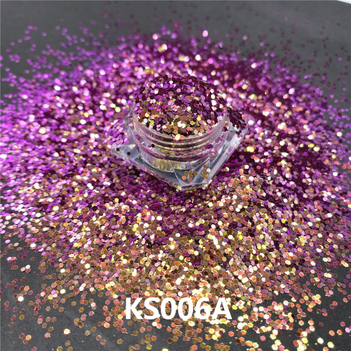 KS006A 1/24'' 2021 Hot Sale Symphony golden light chameleon glitter