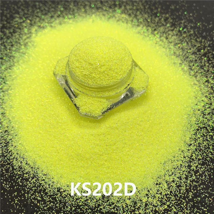 KS202D 1/128''  Hot Sale  golden light chameleon glitter