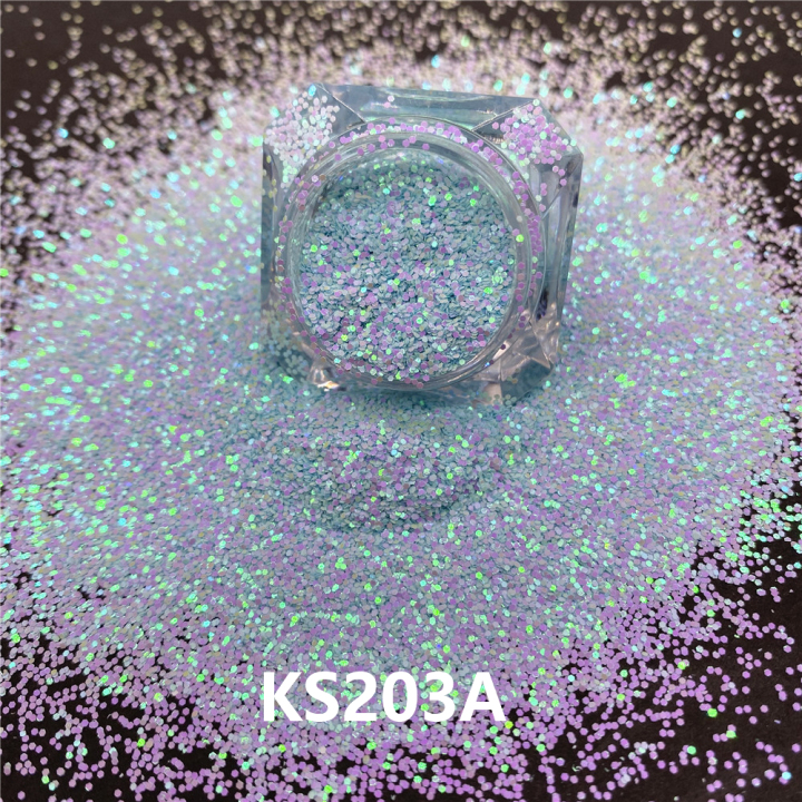 KS203A 1/24'' Hot Sale  golden light chameleon glitter