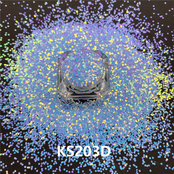 KS203D 1/24''  Hot Sale golden light chameleon glitter