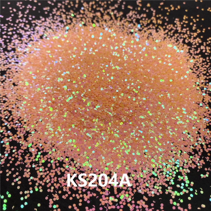 KS204A 1/24''  Hot Sale  golden light chameleon glitter
