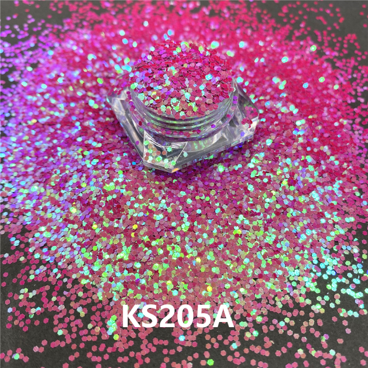KS205A 1/24''  Hot Sale golden light chameleon glitter