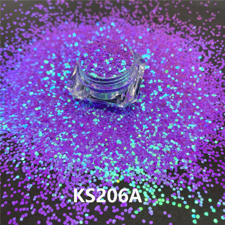 KS206A 1/24''   Hot Sale  golden light chameleon glitter