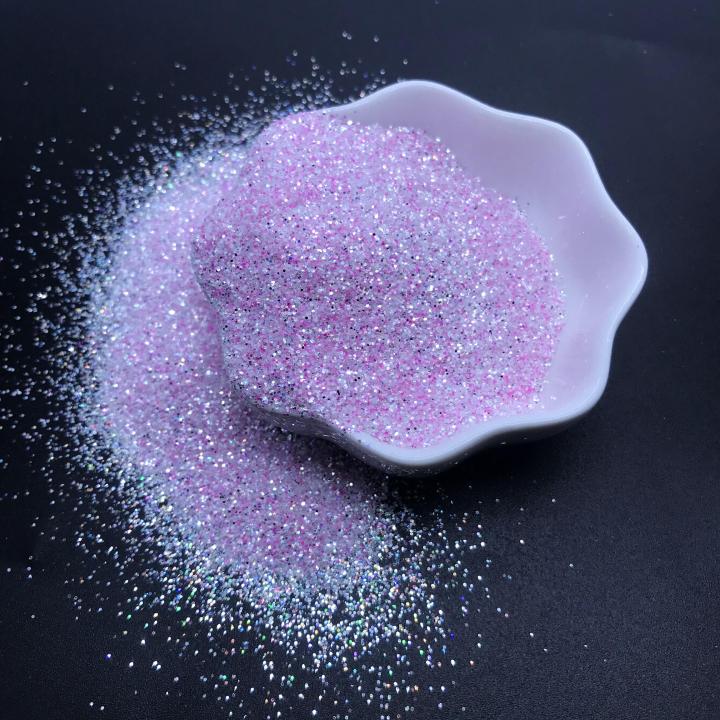 PJ007   1/64  1/128 MIX 2021 Hot Sale Iridescent High flash silver mix glitter for glass printing coating cosmetics leather decoration