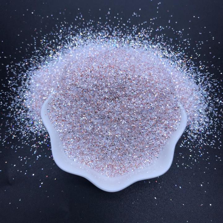 PJ011  1/64  1/128 MIX 2021 Hot Sale Iridescent High flash silver mix glitter for glass printing coating cosmetics leather decoration