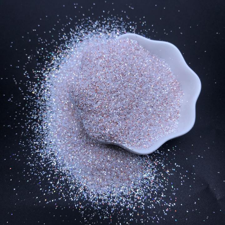 PJ011  1/64  1/128 MIX 2021 Hot Sale Iridescent High flash silver mix glitter for glass printing coating cosmetics leather decoration