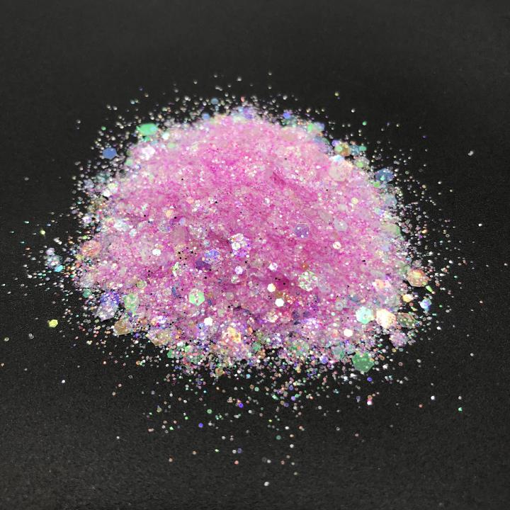 QC06     1/12 1/16 1/24 1/64 1/128 mix 2021 Hot Sale Iridescent glitter for glass printing coating cosmetics resin crafts decoration