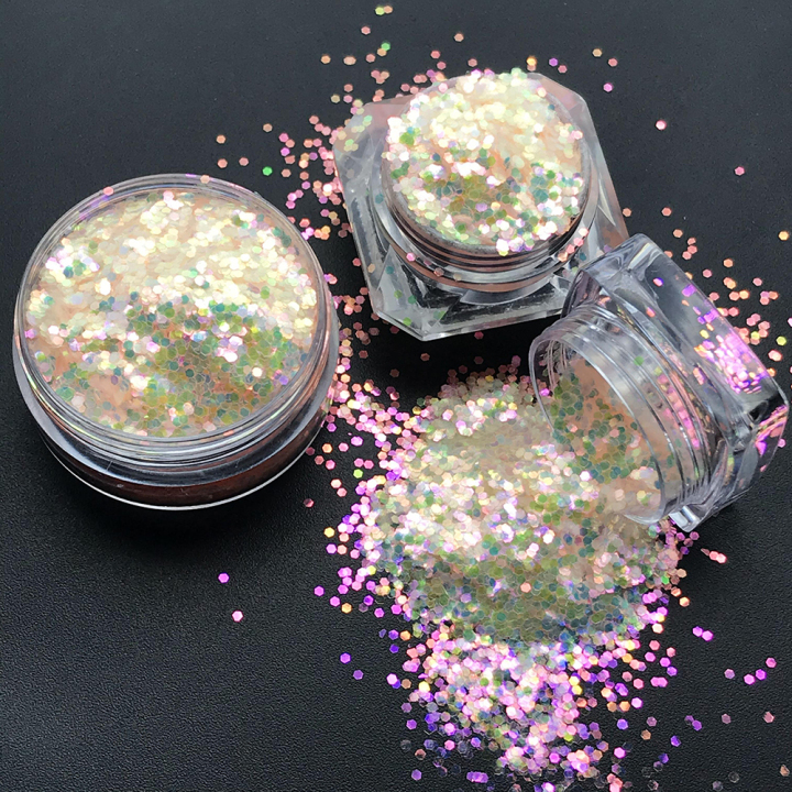 FC05   1/24  High-sparkling Iridescent glitter Bulk Christmas glitter sequins wholesale for crafts decoration  