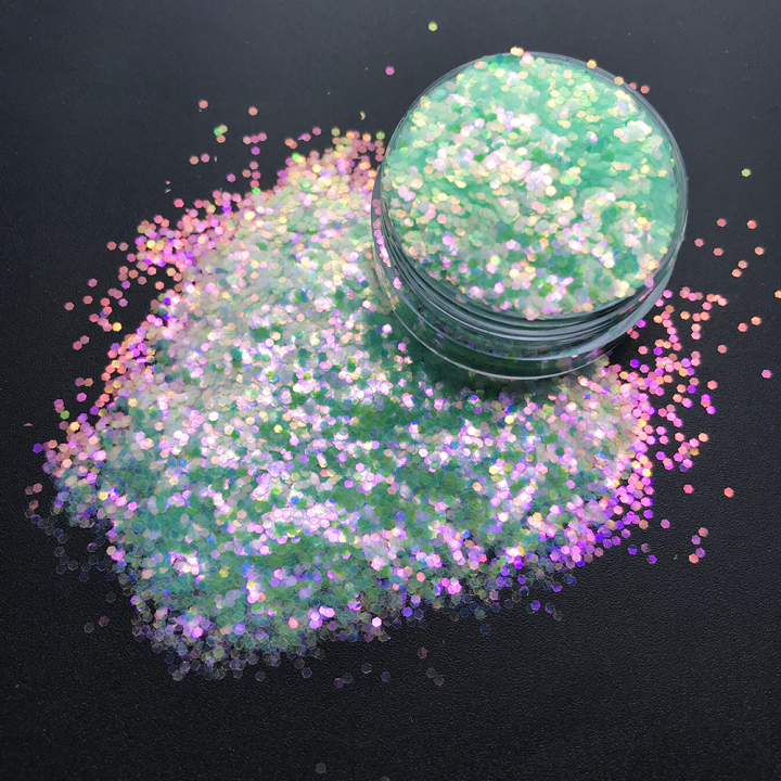 FC11   1/24  High-sparkling Iridescent glitter Bulk Christmas glitter sequins wholesale for crafts decoration  