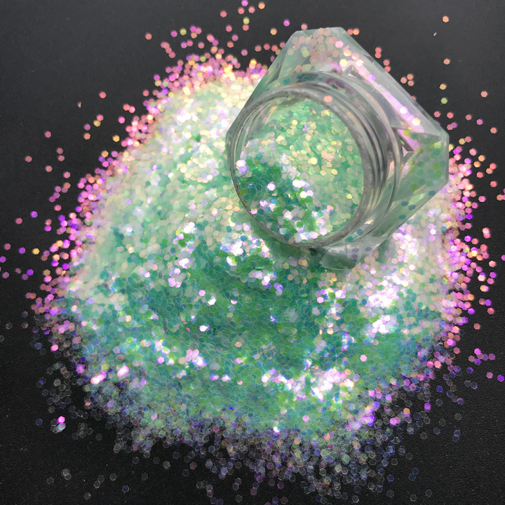 FC11   1/24  High-sparkling Iridescent glitter Bulk Christmas glitter sequins wholesale for crafts decoration  