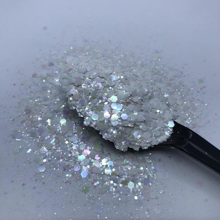 KE02 mix Grease paint hexagon sequins polyester glitter for Nail Art Christmas Gifts decoration