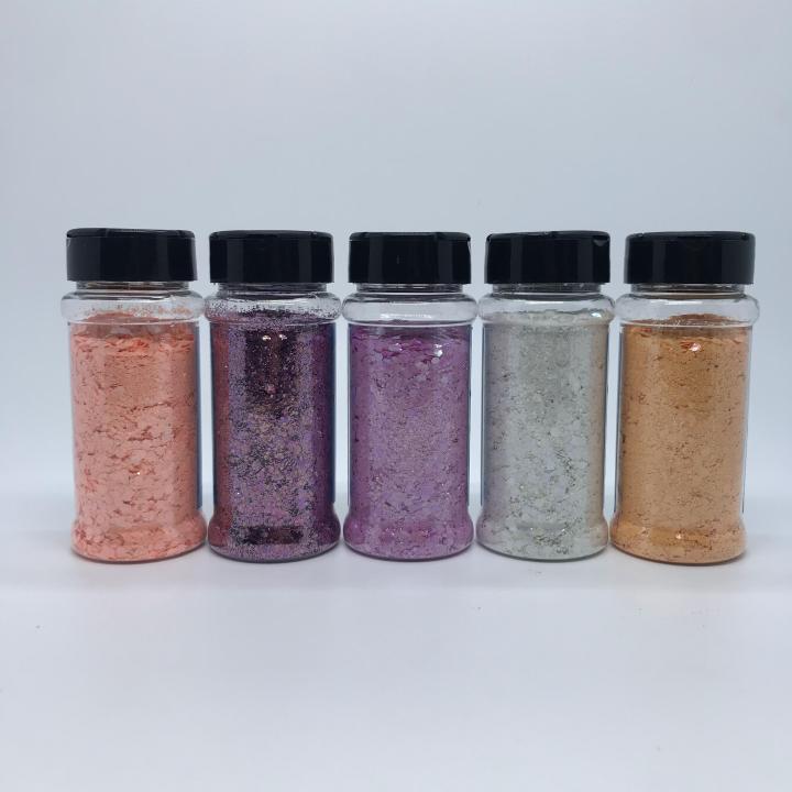 KE04 mix Grease paint hexagon sequins polyester glitter for Nail Art Christmas Gifts decoration