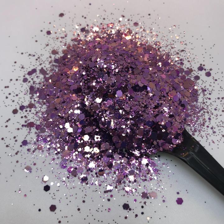 KE04 mix Grease paint hexagon sequins polyester glitter for Nail Art Christmas Gifts decoration