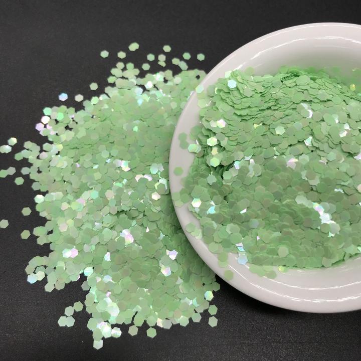 KE07 Grease paint hexagon sequins polyester glitter for Nail Art Christmas Gifts decoration