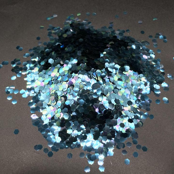 KE12 Grease paint hexagon sequins polyester glitter for Nail Art Christmas Gifts decoration