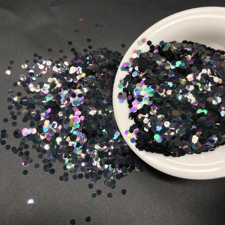 KE16 Grease paint hexagon sequins polyester glitter for Nail Art Christmas Gifts decoration