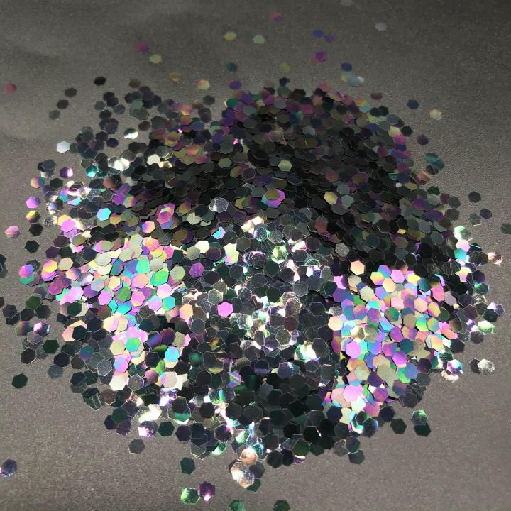 KE16 Grease paint hexagon sequins polyester glitter for Nail Art Christmas Gifts decoration