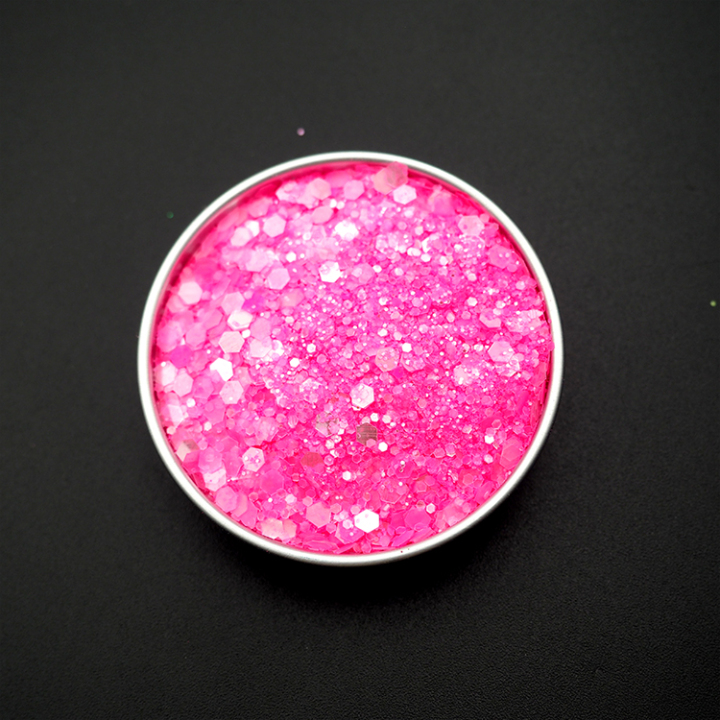 CBM008 Colorful High Flash Silver Chunky mixed for Tumbler Resin Crafts Nails and Face, Crafts etc.