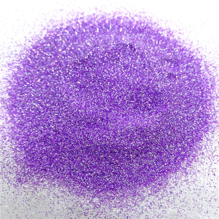 QT04 Hot Sale 1/128(0.2mm)008 High Quality Bulk Polyester Glitter, Mirror Silver + Neon Color Mix