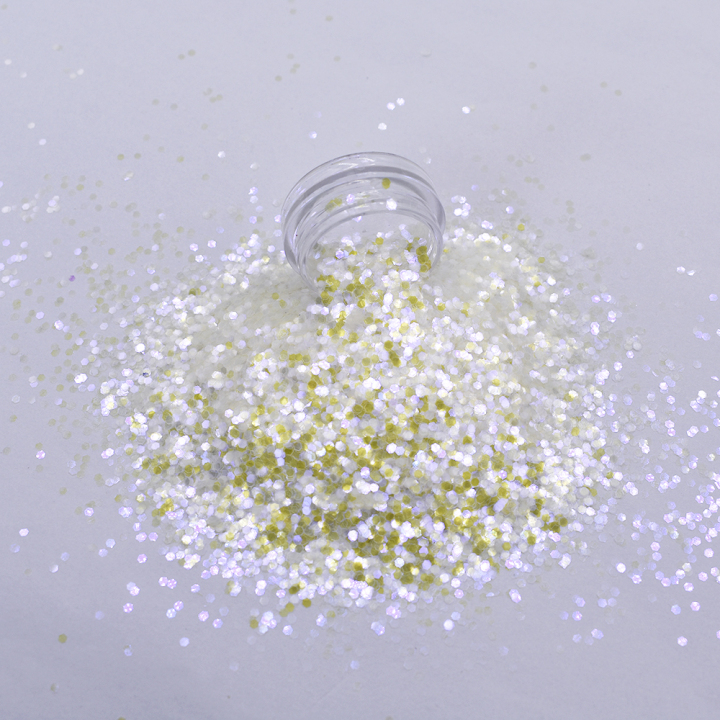 C14 chunky mix'' 2022 Hot selling bulk Iridescent Opal Glitter fine 1/128''-1/10'' or chunky mixed   