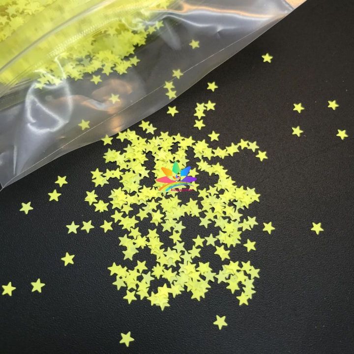 KK300A 3mm Wholesale new star shape glitter for craft decoration