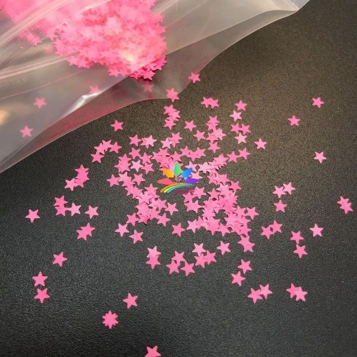 KK302 3mm Wholesale new star shape glitter for craft decoration
