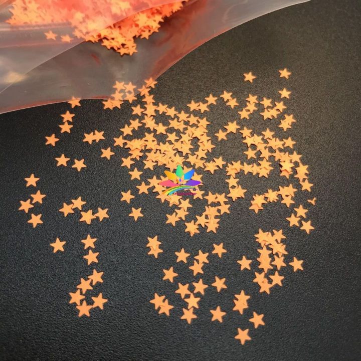 KK306 3mm Wholesale new star shape glitter for craft decoration