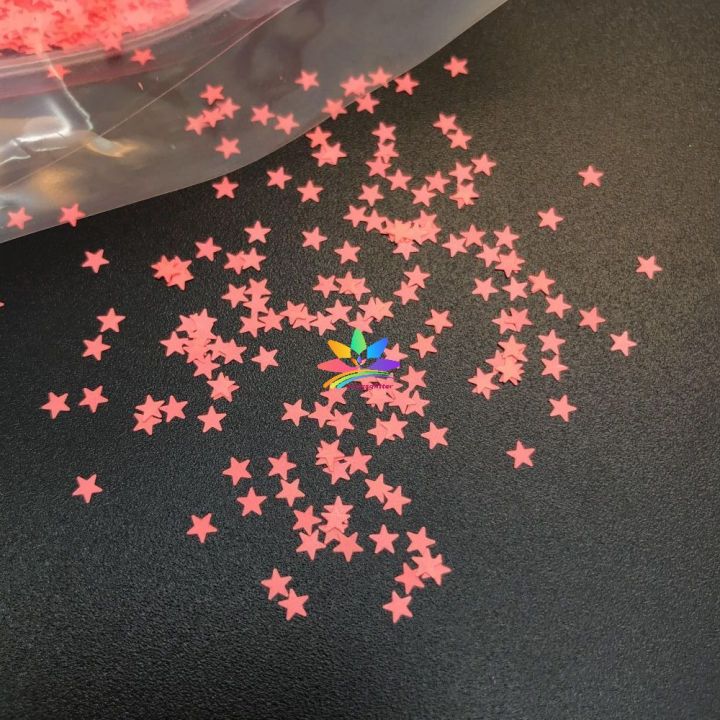 KK308 3mm Wholesale new star shape glitter for craft decoration