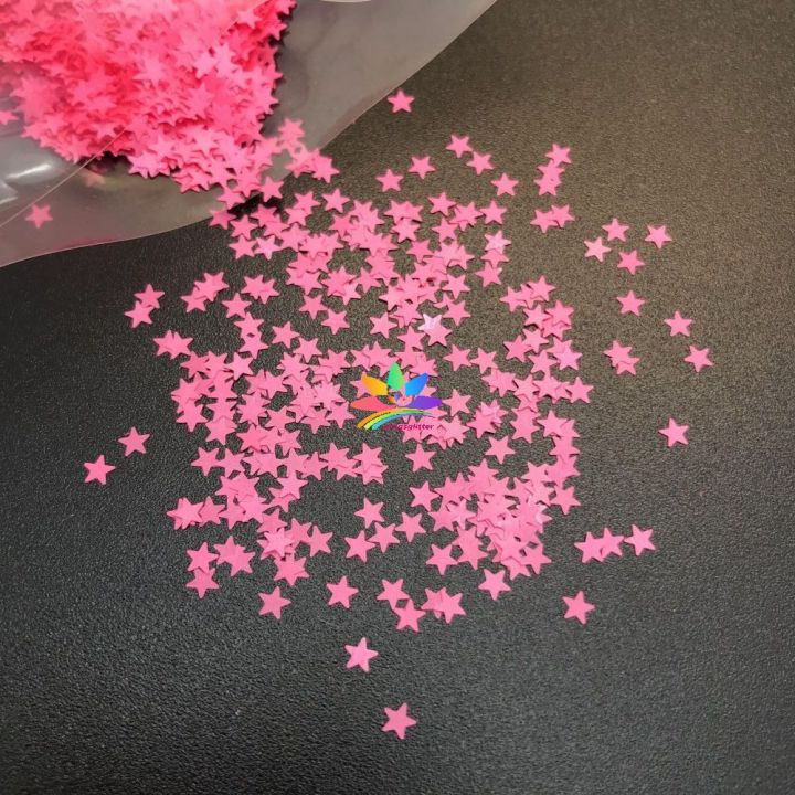 KK309 3mm Wholesale new star shape glitter for craft decoration