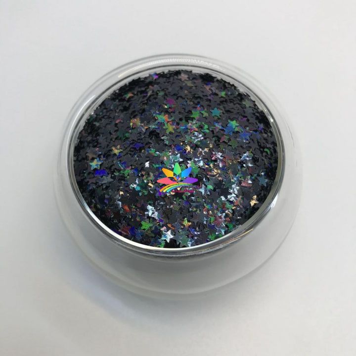 LB1000  3mm star shape holographic glitter wholesale