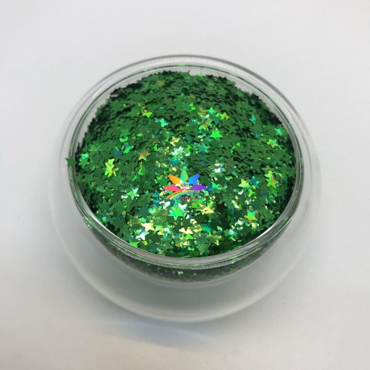 LB600  3mm star shape holographic glitter wholesale