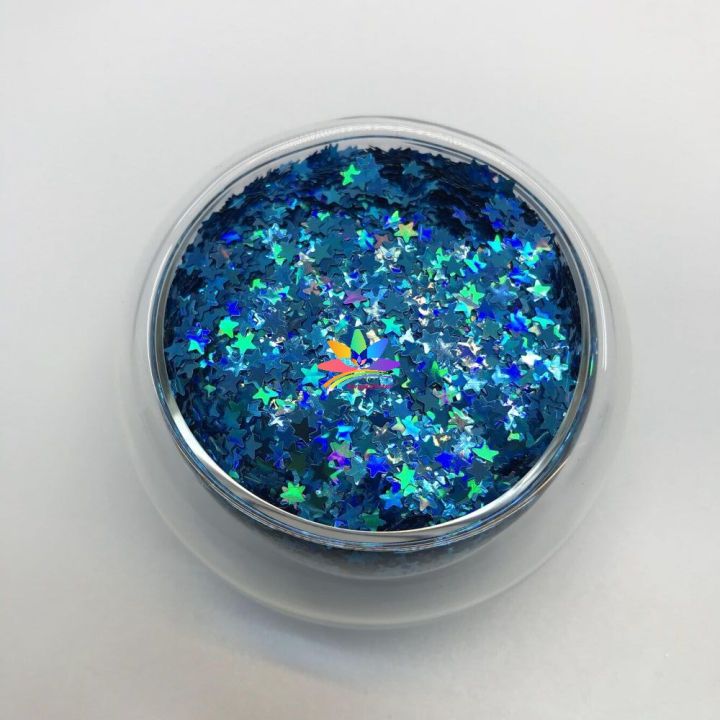LB700  3mm star shape holographic glitter wholesale