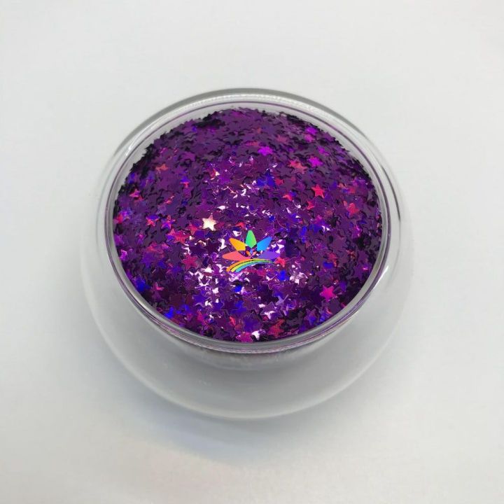 LB800  3mm star shape holographic glitter wholesale