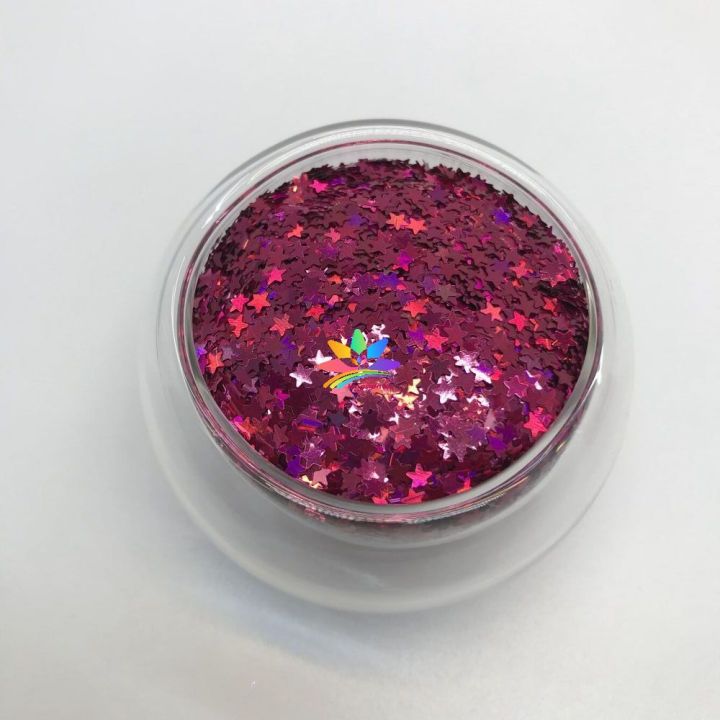 LB900  3mm star shape holographic glitter wholesale