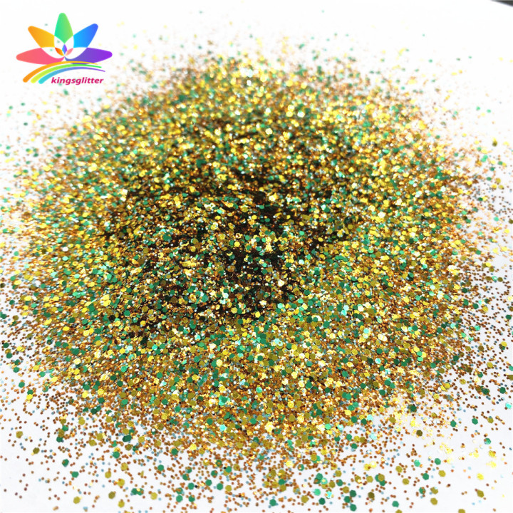 NGL031  Wholesale customized chunky glitter Pure color mixed  and other specifications