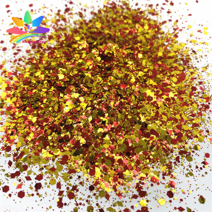 NHL002 2022 wholesale Customized high flash mixed Pure color Holographic iridescent glitter