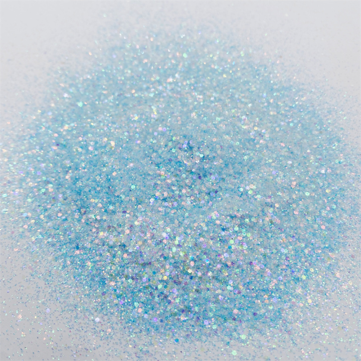 TQC003  1/24 1/64 1/128 mix 2021 Hot Sale Iridescent glitter for glass printing coating cosmetics resin crafts decoration