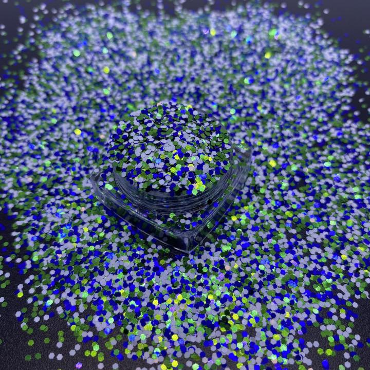 BH005 1/24 new mixed color glitter for Christmas resin craft decoration