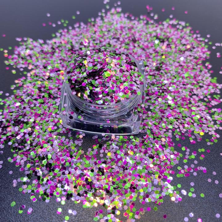 BH018 1/24 new mixed color glitter for Christmas resin craft decoration
