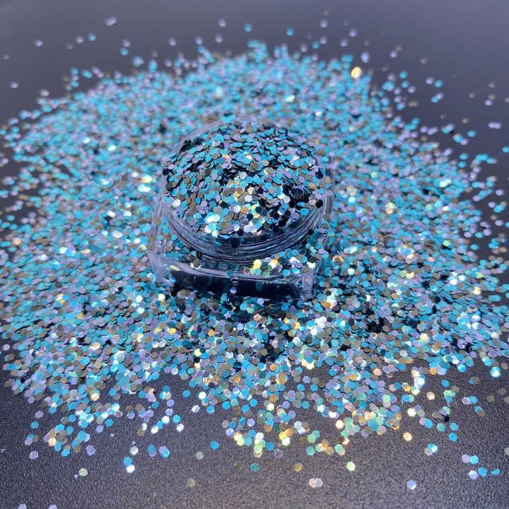 BH022 1/24 new mixed color glitter for Christmas resin craft decoration