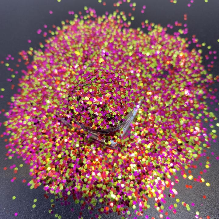 BH023 1/24 new mixed color glitter for Christmas resin craft decoration