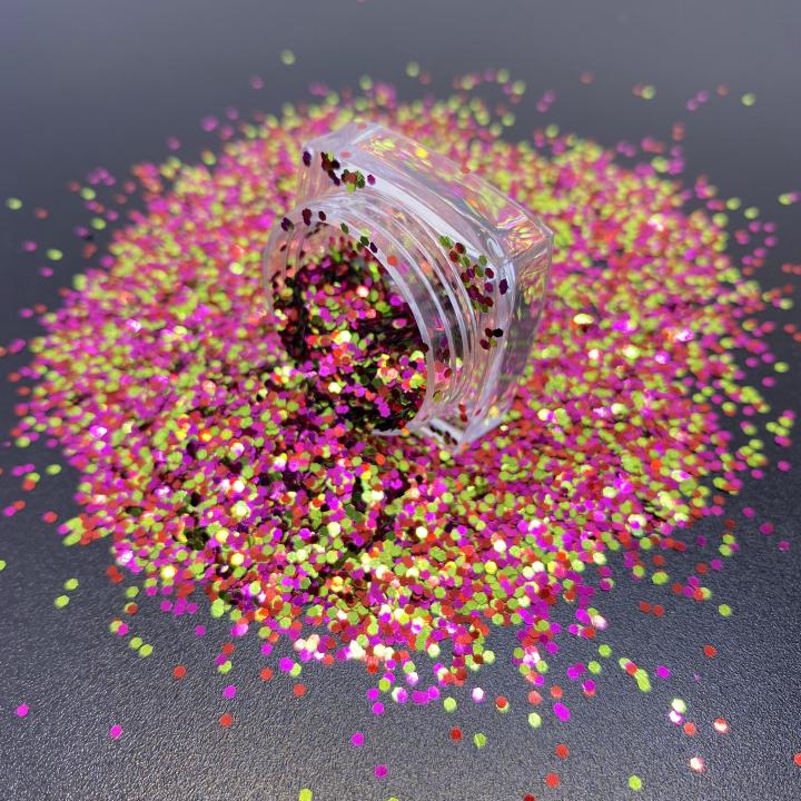 BH023 1/24 new mixed color glitter for Christmas resin craft decoration