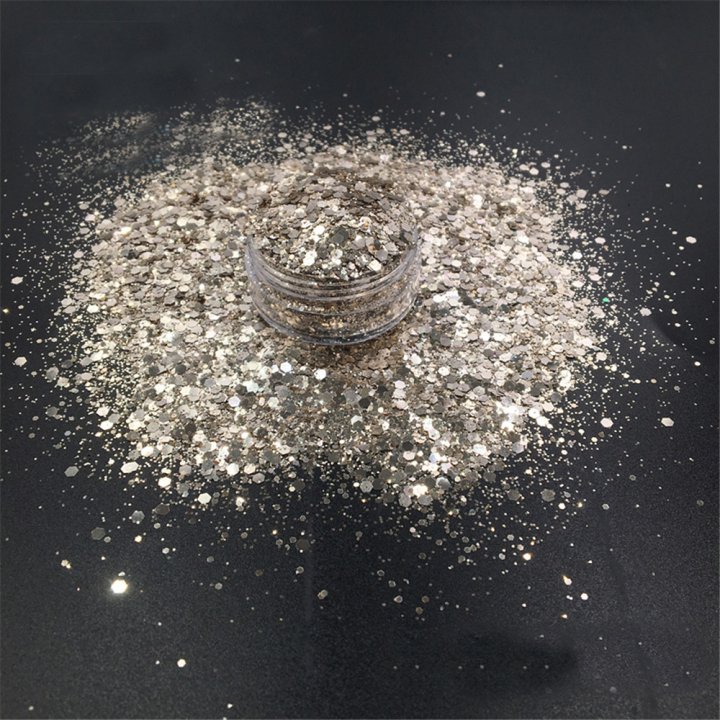 BC222  Chunky Mixed Pure Color Glitter Wholesale for Resin Makeup Leather Nails Tumbler 