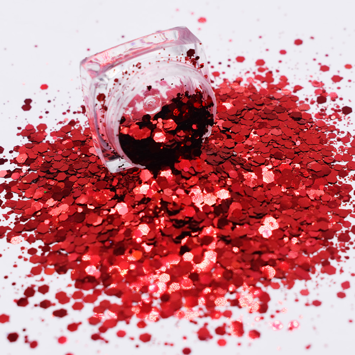 BC304  Chunky Mixed Pure Color Glitter Wholesale for Resin Makeup Leather Nails Tumbler 