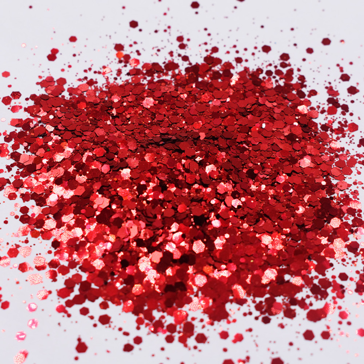 BC304  Chunky Mixed Pure Color Glitter Wholesale for Resin Makeup Leather Nails Tumbler 